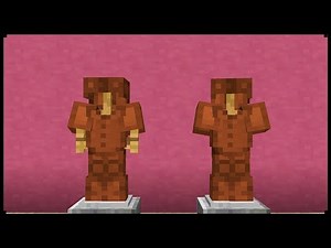 Small Statue in Minecraft - How to make an Armor Stand with Hands