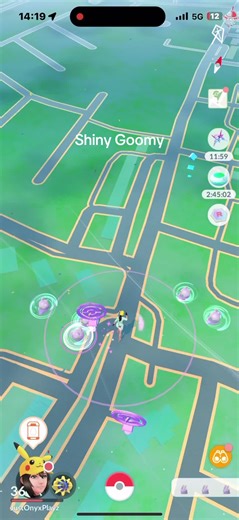 Shiny Goomy 😎🫡 He vibing #fyp #pokemongoevents #pokemongo #shiny #london #goomy