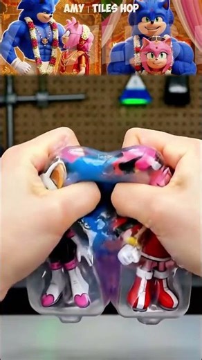 Mix it! Rouge the bat x Amy rose #sonic #unboxing #toys