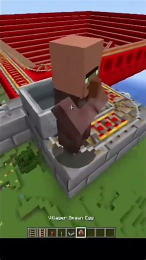 Roller coaster minecraft #minecraftpe #gamingvideos #minecraft #minecraftshorts