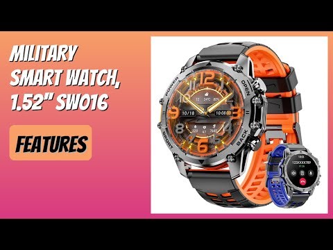 REVIEW (2026): Military Smart Watch, 1.52'' SW016. Features