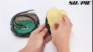 SUNPIE LED Tail Light Motorcycle Brake Turn Signal Rear Lights with License Plate Light Smoked Tail Lamp Compatible with Harley Dyna Sportster 883 1200 Road King Electra Glide Softail FXDL FLST