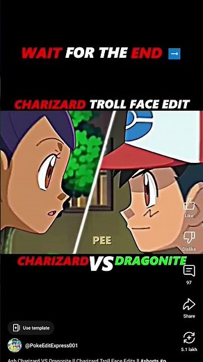 Charizard versus dragonite