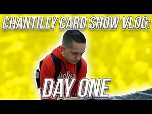 BUYING 400 GRADED CARDS FROM A SHOW VENDOR 🔥 Chantilly Card Show Vlog Day One
