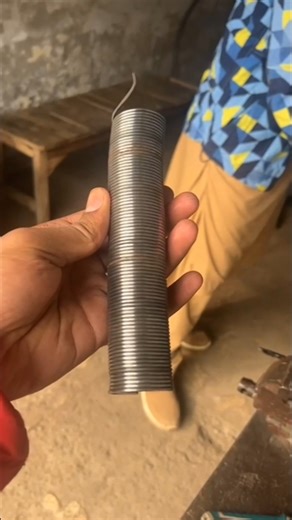 Making a Generator Pulley Spring on Machine Custom Spring Manufacturing#GeneratorSpring#PulleySpring