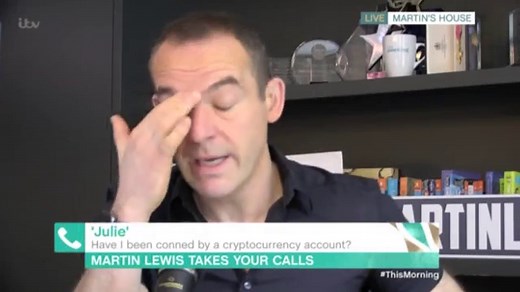 Martin Lewis issues Bitcoin scam warning as retiree loses £8,000
