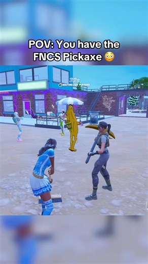 Exploring the FNCS Pickaxe in Fortnite Gameplay