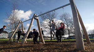 SDCC Chief Executive Colm Ward speaking on the recently upgraded Quarryvale Park. | SDCC | Facebook