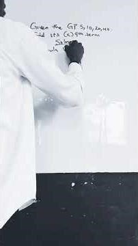 Can you solve Geometry Progression within seconds