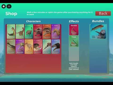 THE UPDATE in DINOSAUR WORLD MOBILE in ROBLOX