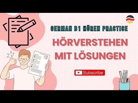 B1 Hören Modelltest mit Lösungen | Prepare for Goethe B1 Listening Exam 2025 |