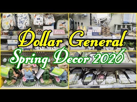 DOLLAR GENERAL SPRING 2026 DECOR SHOP WITH ME