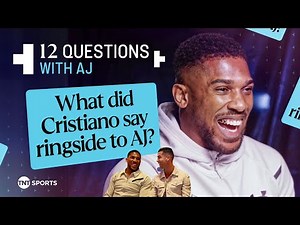 What Did Cristiano Say? 👀 GOAT Sportsperson? 🐐 Tyson Fury? 👑 12 Questions with AJ 😮‍💨 #JoshuaDubois