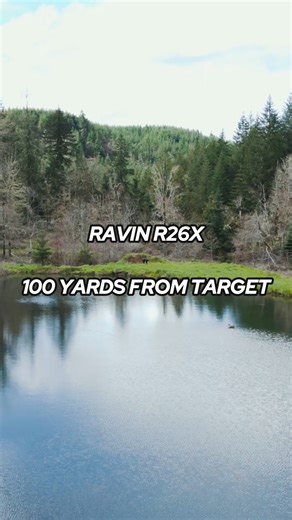 Rifle-like accuracy from 100 yards. #ravintechnology #ravincrossbows #crossbowhunting #R26X | Ravin Crossbows