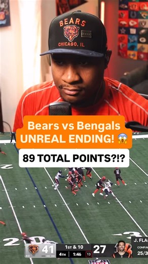 4.5K views · 1.6K reactions | This Bears vs Bengals game was an INSANE game to watch! almost cried! #bears #bengals #chicagobears #cincinnatibengals #nfl #nflfootball | Brad The Bears Fan | Facebook
