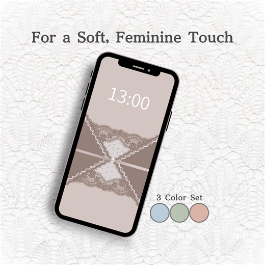 Elegant Lace Phone Wallpaper Bundle | Vintage Pearl Background (digital Download) - Etsy