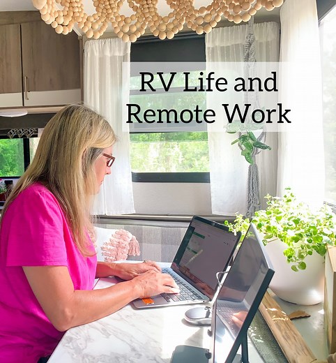 58K views · 419 reactions | RV life and remote work in a travel...