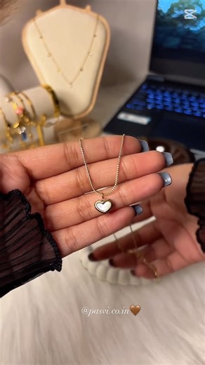 Pasvi on Instagram: "Not asking, just dropping hints 🤭 Tag him so he knows ! (heart pendant, anti-tarnish jewellery, dainty jewellery, elegant necklace, love necklace, timeless jewellery, delicate pendant, classy jewellery, feminine accessory, soft girl vibes, gift for her, jewellery lover, outfit accessory, personal style, women, girls, small business, women-owned business, handmade jewellery, Pasvi jewellery, independent brand, jewellery brand, startup jewellery, home-based business, gift ide