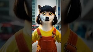 780K views · 4.2K reactions | Cute dog became Squid Game Doll  #dog # funny #cartoon #squidgame #cute #shorts #reaction | Meow-some | Facebook