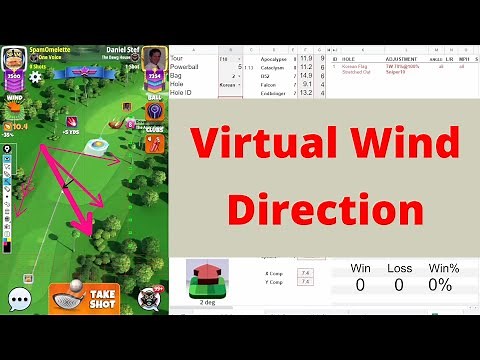 Golf Clash - Virtual Wind Direction explained