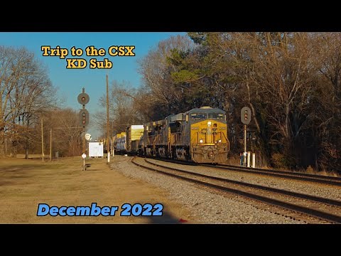 Trip to the CSX KD Sub Dec 2022