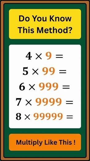 This Mental Math Trick Will Blow Your Mind! #shorts#mathtricks #mathmind #fastmultiplication