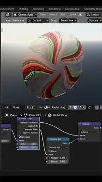 Radial Tiling Shader in Blender 5 !