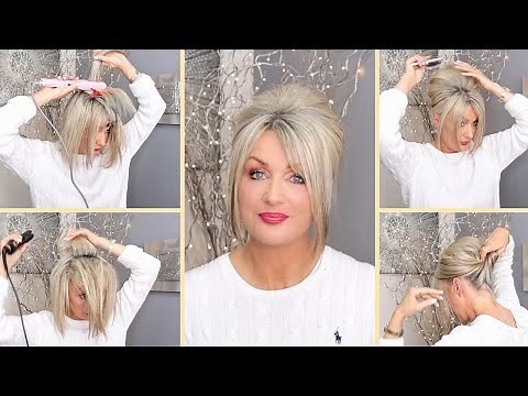 Updo That Last For Days (Short, Fine Hair) / How I Put My Hair Up 2 Ways