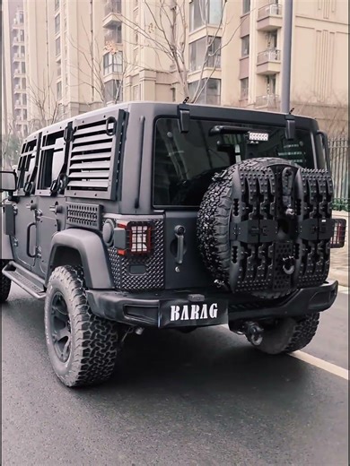 Jeep wrangler spare tire molle panel