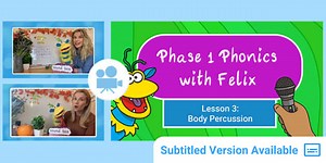 Phase 1 Phonics Lesson 3: Body Percussion Video