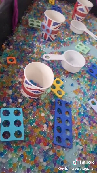 Numicon Water Beads Play for Early Years Learning