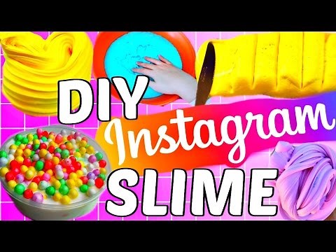 DIY INSTAGRAM SLIME TESTED! How To Make Slime, Butter Slime, Crunchy Slime, Fluffy Slime, MORE!