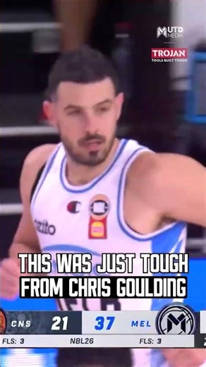 This was tough from CG43 🫣💥 #nbl