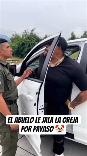 El abuelo le jala la oreja #seguridad #mexico #nayibbukele #militaresmexicanos #militar