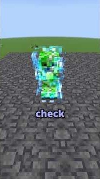 How Much Can A Charged Creeper Destroy? #minecraft