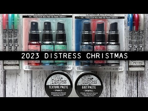 Tim Holtz Distress Christmas Techniques (2023)