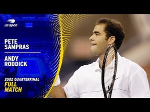 Andy Roddick vs. Pete Sampras Full Match | 2002 US Open Quarterfinal