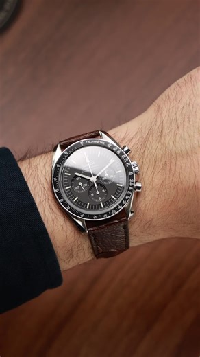 Ostrich Leg Leather Strap for Omega Speedmaster