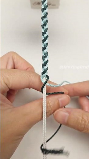 How to Tie Cross Knot 260506 Quick Macrame Tutorial #knot #diy#handmade #macrame