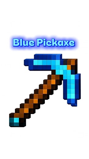 Minecraft Amazing Recipes You Didn’t Know! 🤯🔥I craft Blue Pickaxe #shorts #youtubeshorts