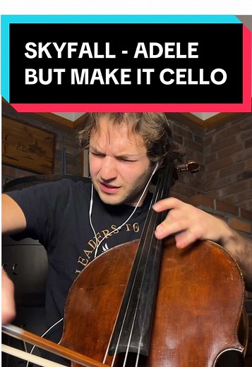 We will stand TALLLLL🦟😂 #cello #cellotok #coversong #adele #skyfall | cello