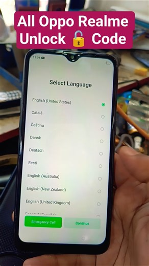 All Oppo Realme Unlock 🔓 Code | Oppo Realme Unlock Code 🤗😱 #shorts #unlock #hardreset #lock