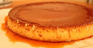 Flan léger au lait de coco