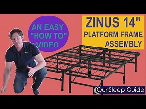 Zinus Shawn 14 Inch SmartBase Mattress Foundation Assmebly and How To Put Together