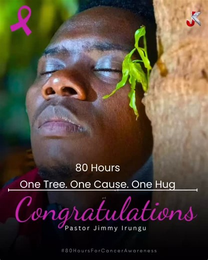 Congratulations Pastor Jimmy he clocked 80 hours. #GoodMorning #BeAChampion #Jeshi001 #MuteteriWaJeshi | Jeff Kuria