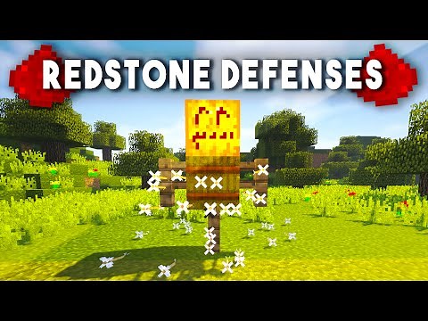 Top 10 Redstone Defenses In Minecraft!