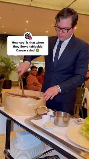 Tableside Caesar Salad: A Fresh and Delicious Dining Experience