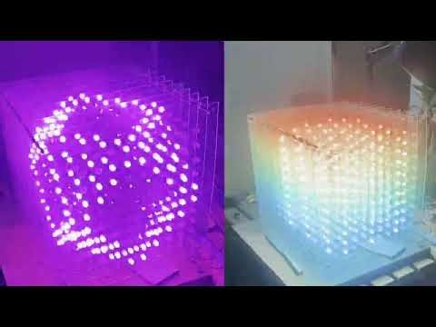 Building a 1000 Pixel Volumetric LED Cube | Assembly Process