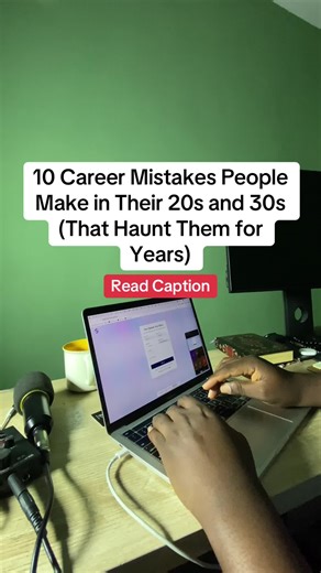 Your 20s and 30s are the most defining decades of your career, but also the easiest time to get lost. You’re ambitious, curious, and trying to figure life out… but without strategy, you’ll confuse motion for progress. The painful truth? Most people don’t fail because they lack talent. They fail because they make quiet mistakes early, the kind that compound over time. Here are 10 of those mistakes, the ones that can quietly hold you back for years if you don’t fix them now. 👇 1. Confusing Activi