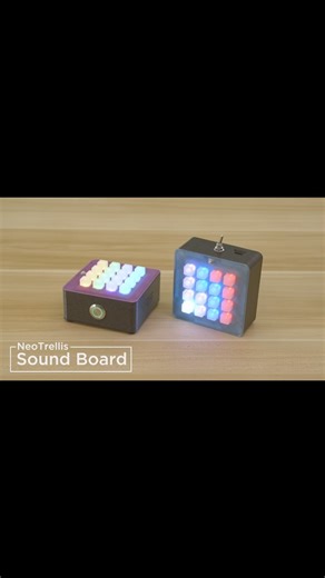 Guide - https://learn.adafruit.com/neotrellis-soundboard Build a meme sound board using Adafruit’s NeoTrellis! Fun demo of the accelerometer lets you shake to shuffle the audio! https://youtu.be/cZw4cC1Hbns #adafruit #3dprinting #CircuitPython | Adafruit Industries